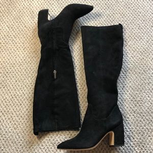 Sam Edelman Hai Black Suede Boot